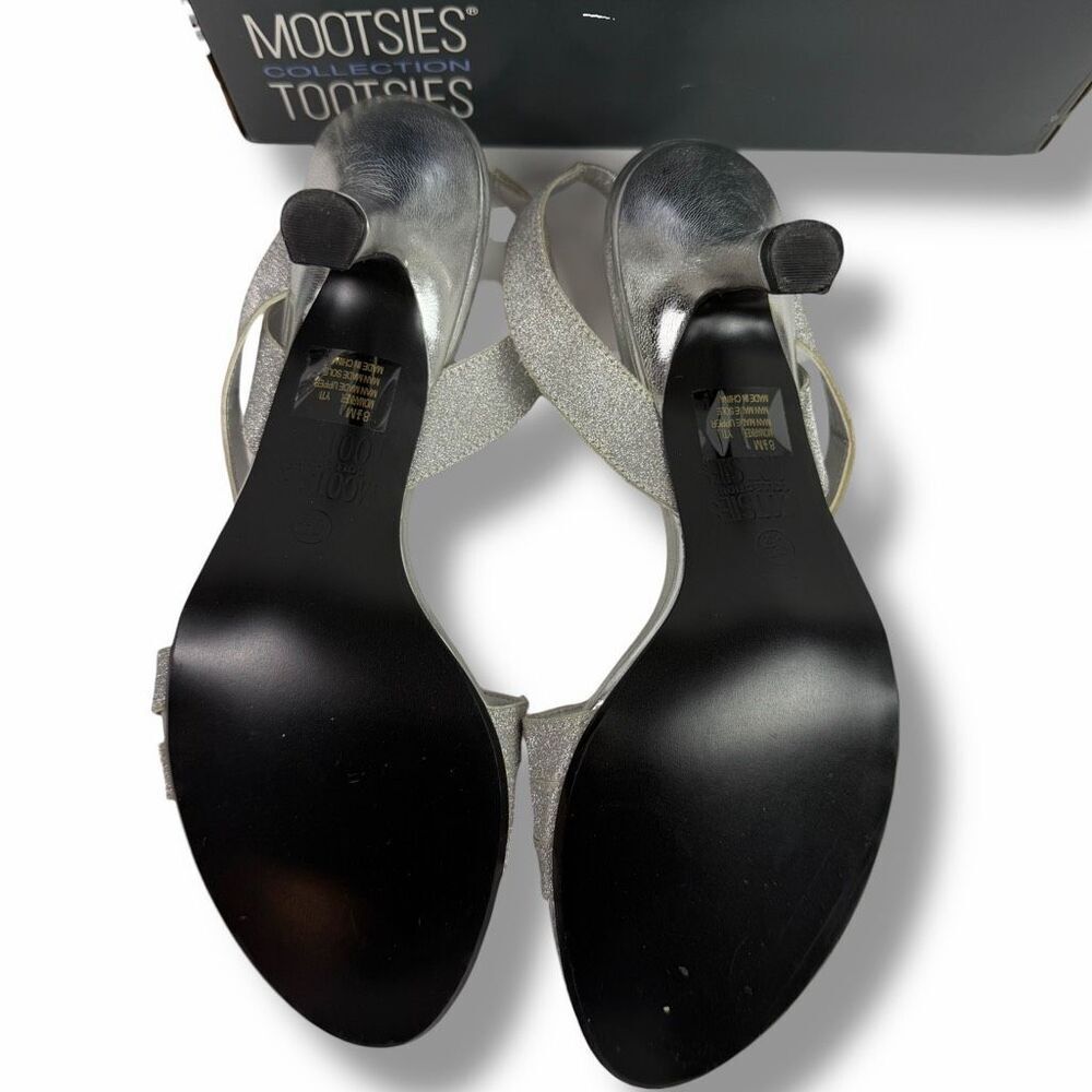 Mootsie Tootsies MoMarker Silver Sandal size 8.5 - Picture 3 of 7